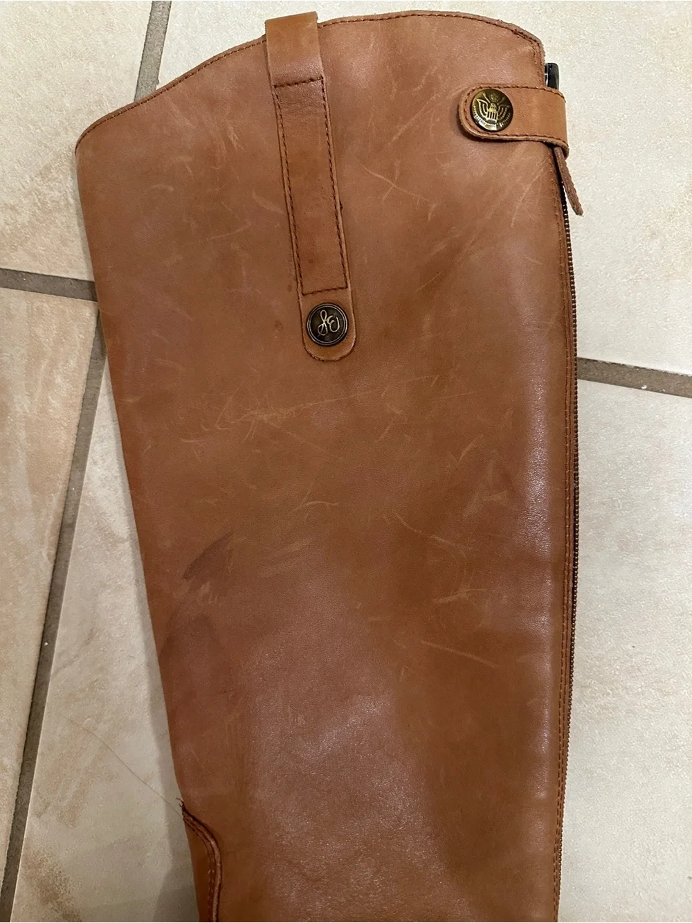 Tall Leather Riding Boots